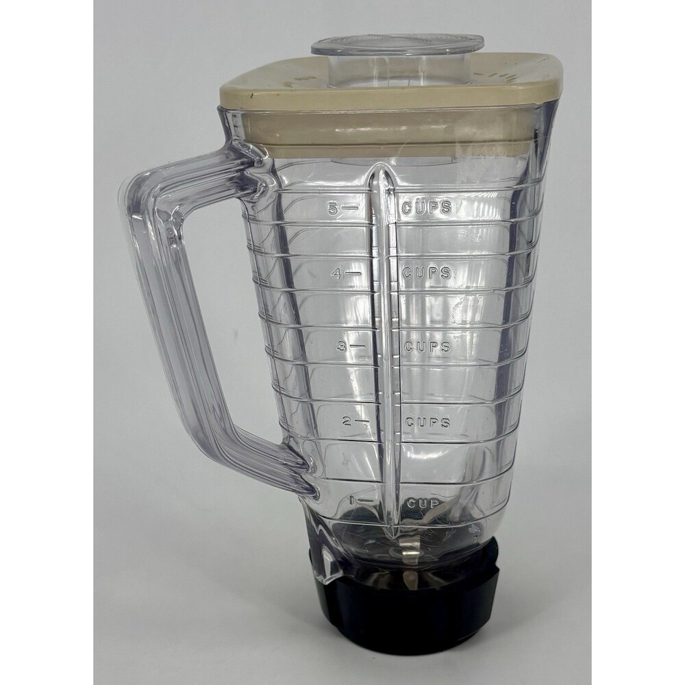 Vtg Osterizer OEM 5-Cup Plastic Blender Jar Lid Blade Pulse Matic 12 Replacement